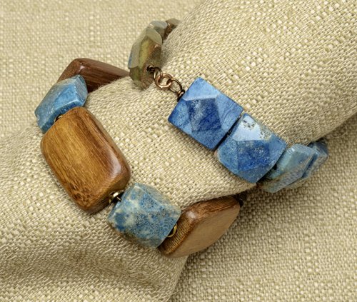 Nancy Chase's Color Inspiration - Wooden Flowers - , Wire Jewelry Design, Design, bangle and bracelet